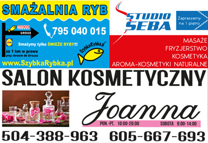 BANERY, TABLICE INFORMACYJNE